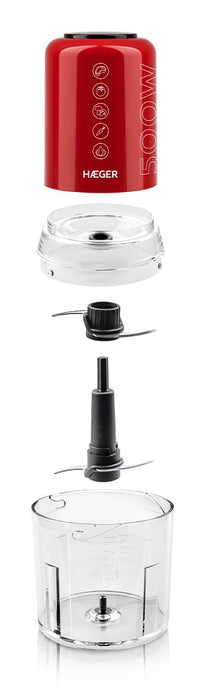 EAN 5608475041235 - Haeger Chop Master 0,5 L 500 W Rojo imagen 2