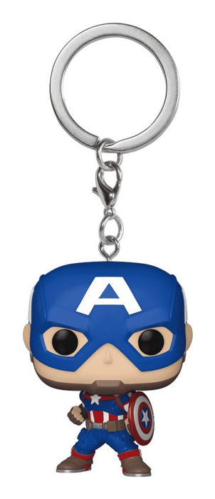 EAN 0889698824927 - FUNKO POP! KEYCHAIN Captain America Llavero de anilla Multicolor, Azul imagen 1