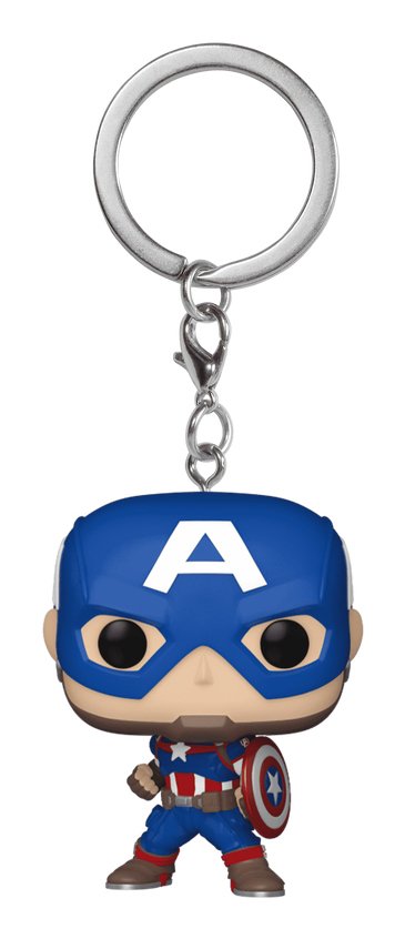 EAN 0889698824927 - FUNKO POP! KEYCHAIN Captain America Llavero de anilla Multicolor, Azul imagen 1