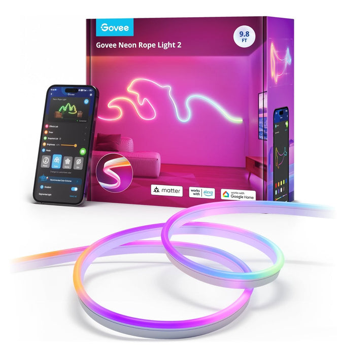 EAN 6974316998877 - Govee Neon Rope Light 2 Regleta luminosa universal Wi-Fi/Bluetooth imagen 2