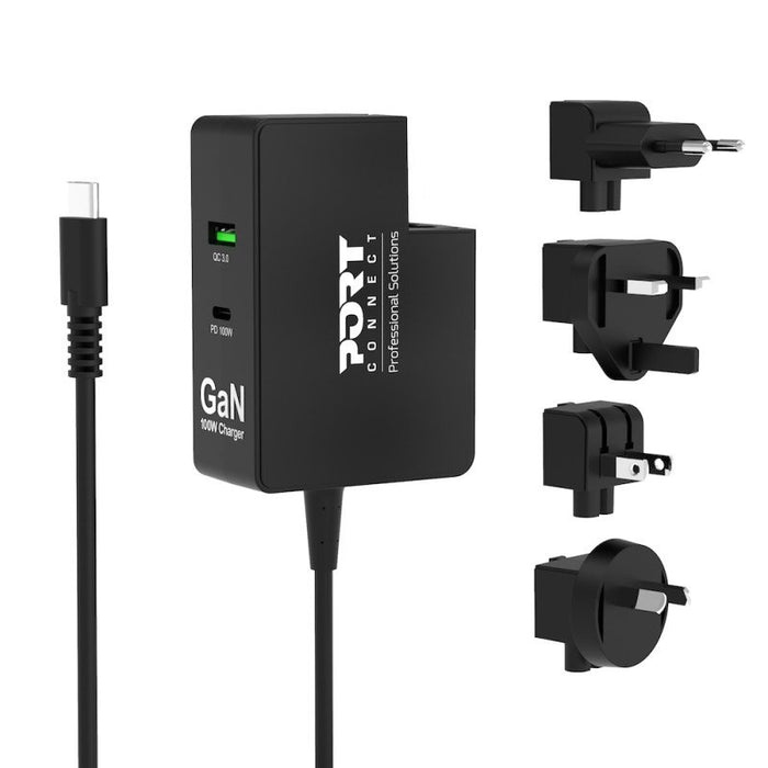 EAN 3567049021030 - Port Designs 902103 cargador de dispositivo móvil Portátil, Smartphone, Tableta Negro Corriente alterna I imagen 1