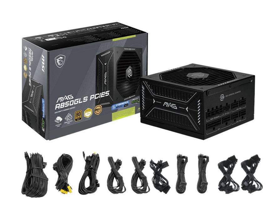 EAN 4711377297783 - MSI MAG A850GLS PCIE5 unidad de fuente de alimentación 850 W 24-pin ATX ATX Negro imagen 5