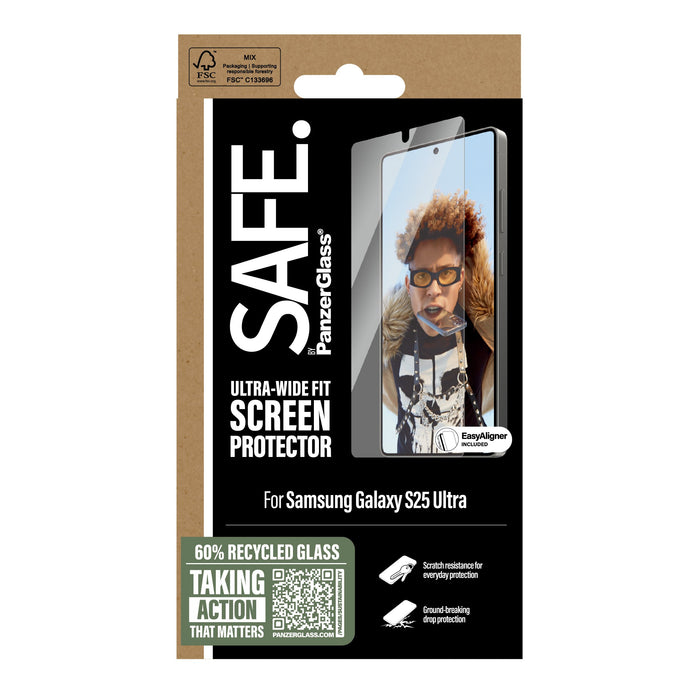 EAN 5715685017643 - PanzerGlass SAFE. by ® Screen Protector Samsung Galaxy S25 Ultra | Ultra-Wide Fit w. EasyAligner Protecto imagen 3