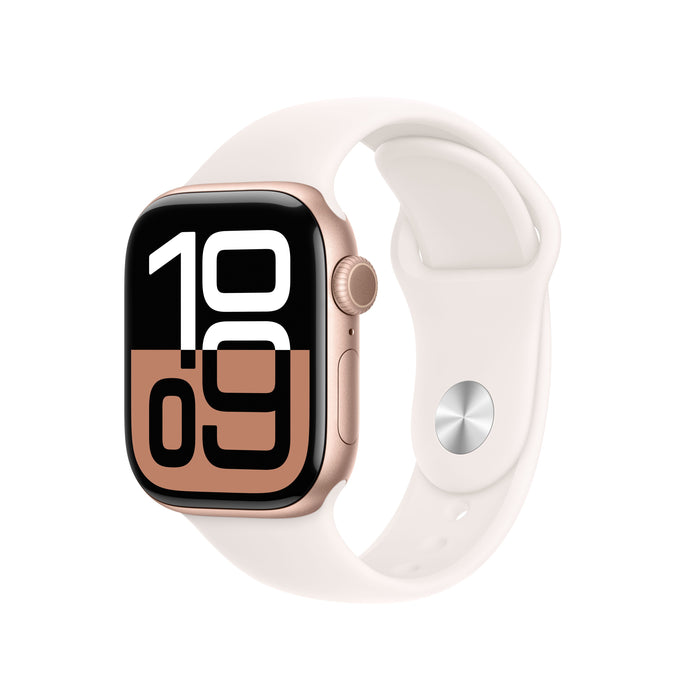 EAN 0195949553431 - Apple Watch Series 10 OLED 42 mm Digital 374 x 446 Pixeles Pantalla táctil Oro rosa Wifi GPS (satélite) imagen 1