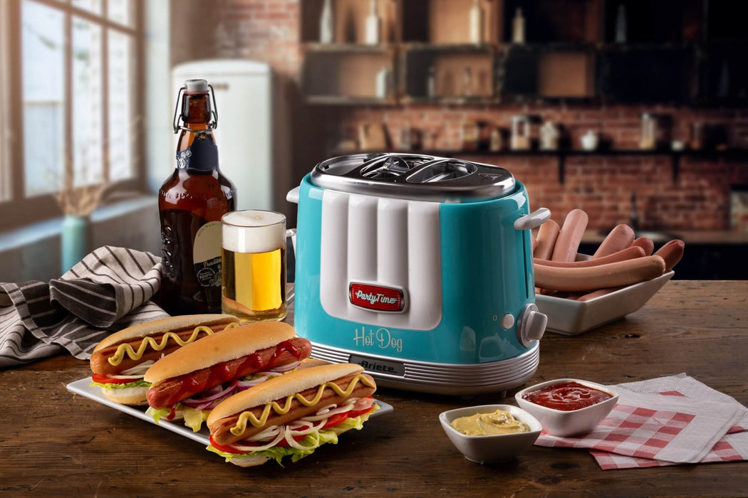 EAN 8003705121348 - Ariete 0206/01 Tostador de perritos calientes 650 W Azul claro imagen 4