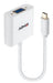 EAN 4002888434379 - Lindy 43437 adaptador de cable de vídeo 0,1 m USB Tipo C VGA (D-Sub) Blanco imagen 2