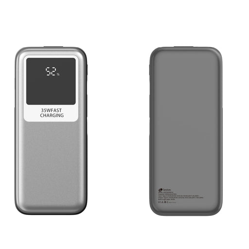 EAN 8436588883681 - Leotec LEPOW35W10S batería externa Polímero de litio Negro, Gris imagen 2