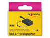 EAN 4043619639403 - DeLOCK 63940 adaptador de cable de vídeo 0,03 m USB Tipo C DisplayPort Negro imagen 3