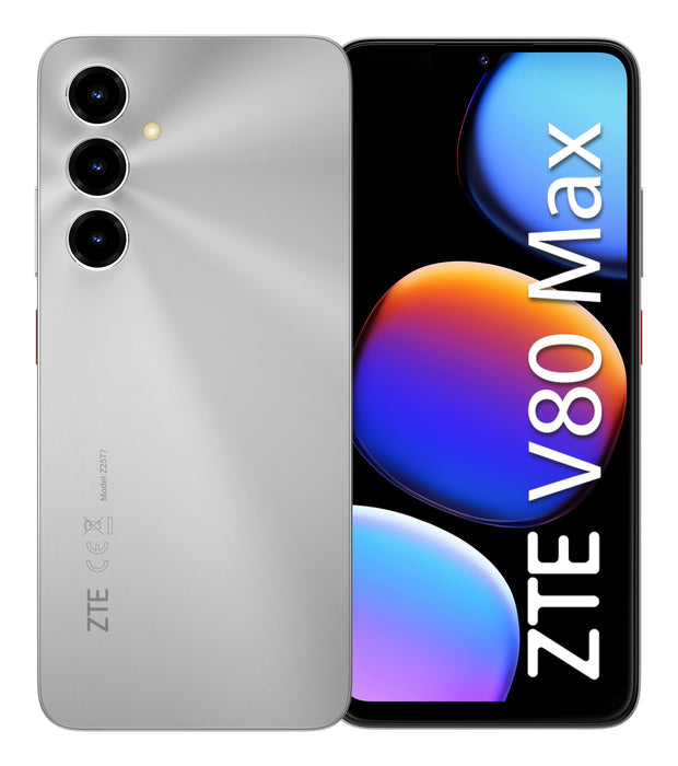 EAN 6902176166303 - ZTE V80 Max 17,5 cm (6.9") Ranura híbrida Dual SIM Android 16.0 4G USB Tipo C 12 GB 128 GB 6000 mAh Plata imagen 1
