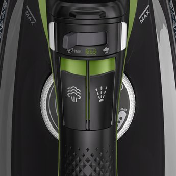 EAN 4210101975749 - Rowenta DW6330 Eco Intelligence Plancha vapor-seco Microsteam 400 HD soleplate 2500 W Negro, Verde imagen 3