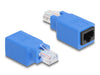 EAN 4043619648030 - DeLOCK 64803 cambiador de género para cable RJ45 Azul imagen 1
