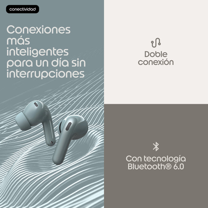 EAN 840493613680 - Motorola Moto Buds 2 Auriculares Inalámbrico Dentro de oído Llamadas/Música Bluetooth Gris imagen 17