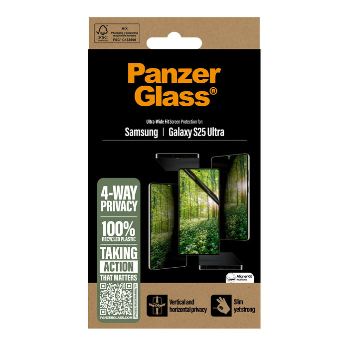 EAN 5715685017209 - PanzerGlass ® ECO MATRIX 4-way Privacy Screen Protector Samsung Galaxy S25 Ultra | Ultra-wide Fit Protect imagen 3