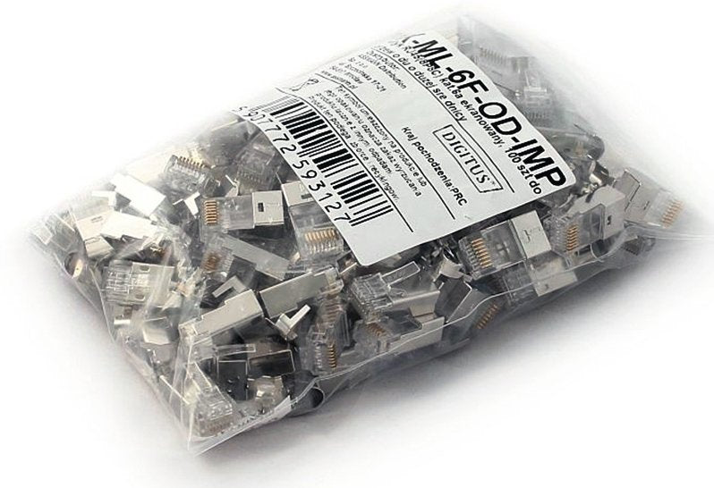 EAN 5907772593127 - Digitus X-ML-6F-OD-IMP conector RJ45 Gris imagen 3