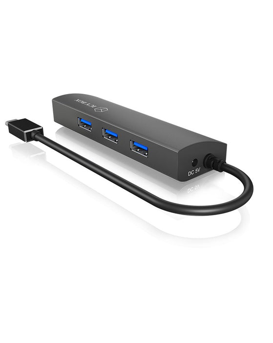 EAN 4250078165675 - ICY BOX IB-HUB1406-C USB 3.2 Gen 1 (3.1 Gen 1) Type-C Antracita imagen 2