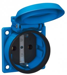 EAN 4011721155951 - ABL SURSUM 1561050 toma de corriente CEE 7/3 Azul imagen 1