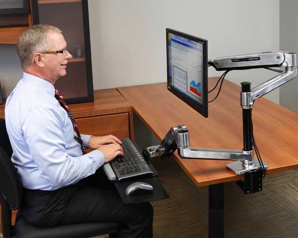 EAN 0698833040098 - Ergotron LX Series LX HD Sit-Stand 116,8 cm (46") Escritorio Aluminio imagen 8