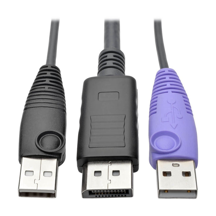 EAN 37332198099 - Tripp Lite B055-001-UDP cable para video, teclado y ratón (kvm) Negro, Púrpura imagen 2