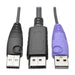 EAN 37332198099 - Tripp Lite B055-001-UDP cable para video, teclado y ratón (kvm) Negro, Púrpura imagen 2