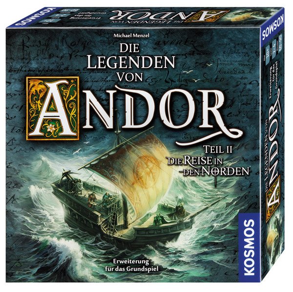 EAN 4002051692346 - Kosmos 16354758 juego de tablero Legends of Andor 60 min Expansión de juego de mesa Viaje/aventura imagen 1