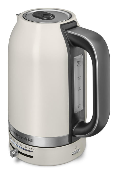 EAN 5413184905545 - KitchenAid 5KEK1701EPL tetera eléctrica 1,7 L 2400 W Negro, Acero inoxidable, Blanco imagen 3