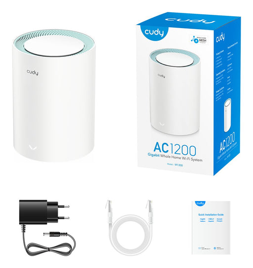 EAN 6971690792800 - Cudy M1300 1-PACK sistema Wi-Fi Mesh (Wi-Fi en malla) Doble banda (2,4 GHz / 5 GHz) Wi-Fi 5 (802.11ac) Bl imagen 5
