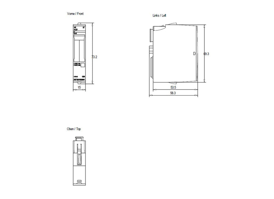 EAN 4025515080756 - Siemens 6ES7135-6HD00-0BA1 módulo digital y analógico i / o Analógica imagen 4