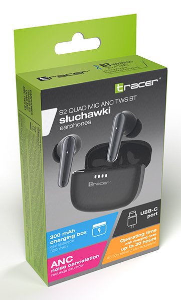 EAN 5907512877999 - Tracer S2 Quad Auriculares True Wireless Stereo (TWS) Dentro de oído Llamadas/Música/Deporte/Uso diario U imagen 6