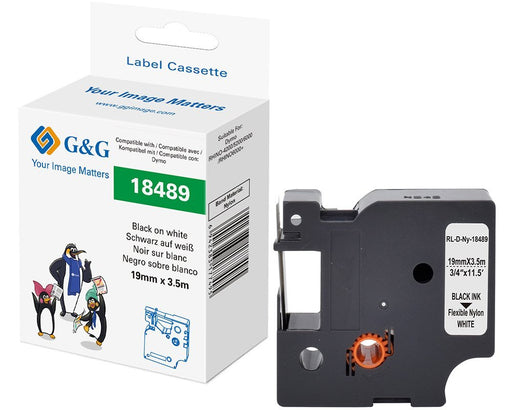 EAN 6942383177495 - G&G 21696 cinta para impresora de etiquetas Negro sobre blanco imagen 1