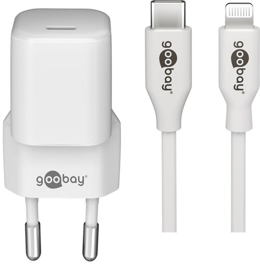 EAN 4040849645754 - Goobay 64575 cargador de dispositivo móvil Smartphone Blanco Corriente alterna Carga rápida Interior imagen 1