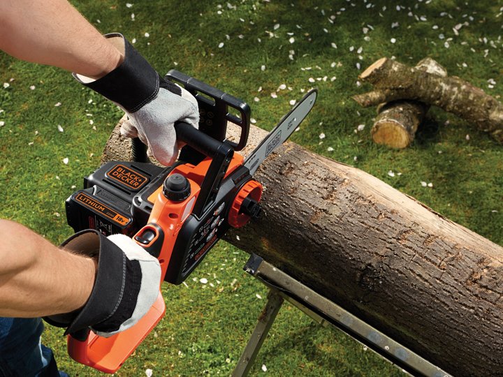 EAN 5035048465936 - Black & Decker GKC1825L20 motosierra Negro, Naranja imagen 4