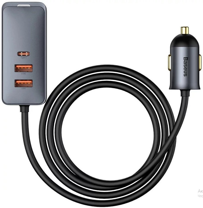 EAN 6953156206687 - Baseus CCBTB0G cargador de dispositivo móvil Universal Gris Encendedor de cigarrillos Auto imagen 2