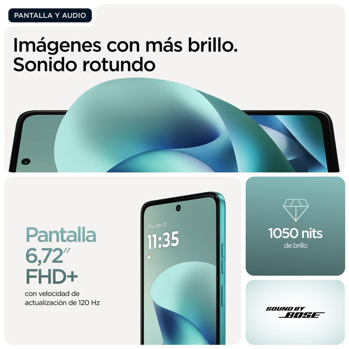 EAN 840493608990 - Motorola moto g57 power 17,1 cm (6.72") SIM doble Android 16.0 5G USB Tipo C 12 GB 256 GB 7000 mAh Turques imagen 10