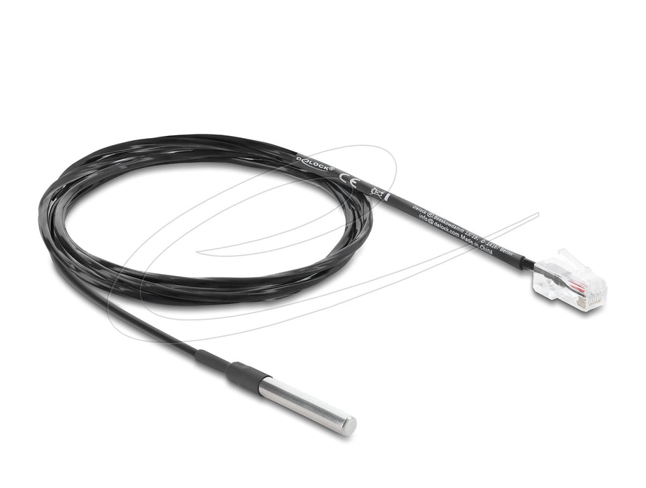 EAN 4043619913848 - DeLOCK 91384 cable para sensor y actuador 1 m RJ-45 Negro imagen 1