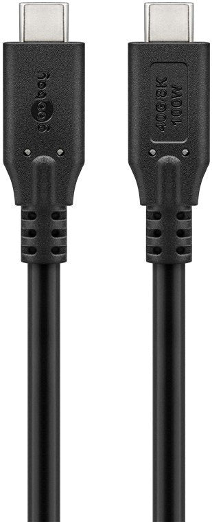 EAN 4040849741920 - Goobay 74192 cable USB USB4 Gen 2x2 1,5 m USB C Negro imagen 2