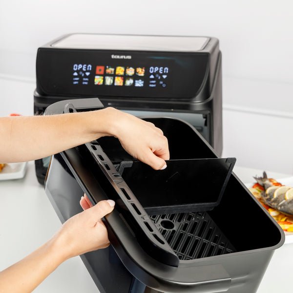 EAN 8414234730046 - Taurus GRILL 360 XL Sencillo 10 L 2800 W Freidora de aire caliente Negro imagen 4