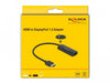 EAN 4043619632060 - DeLOCK 63206 adaptador de cable de vídeo 0,24 m HDMI tipo A (Estándar) DisplayPort + Micro-USB Negro imagen 4