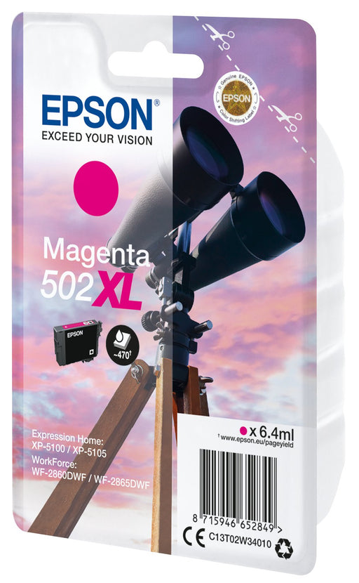 EAN 8715946652856 - Epson 502XL cartucho de tinta 1 pieza(s) Original High (L) Yield imagen 1
