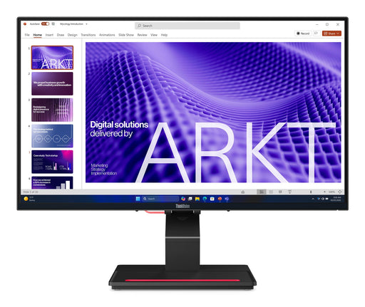 EAN 199273359837 - Lenovo ThinkVision T24D-4t pantalla para PC 60,5 cm (23.8") 1920 x 1080 Pixeles Full HD LCD Pantalla tácti imagen 1
