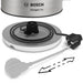 EAN 4242005188062 - Bosch TWK4P440 tetera eléctrica 1,7 L 2400 W Negro, Acero inoxidable imagen 8