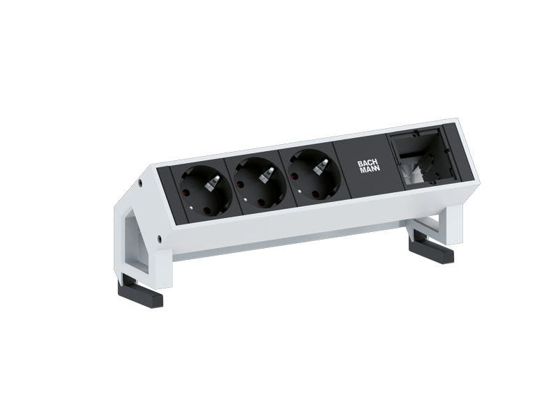 EAN 4016514044085 - Bachmann Desk 2 base múltiple 0,2 m 3 salidas AC Negro imagen 1