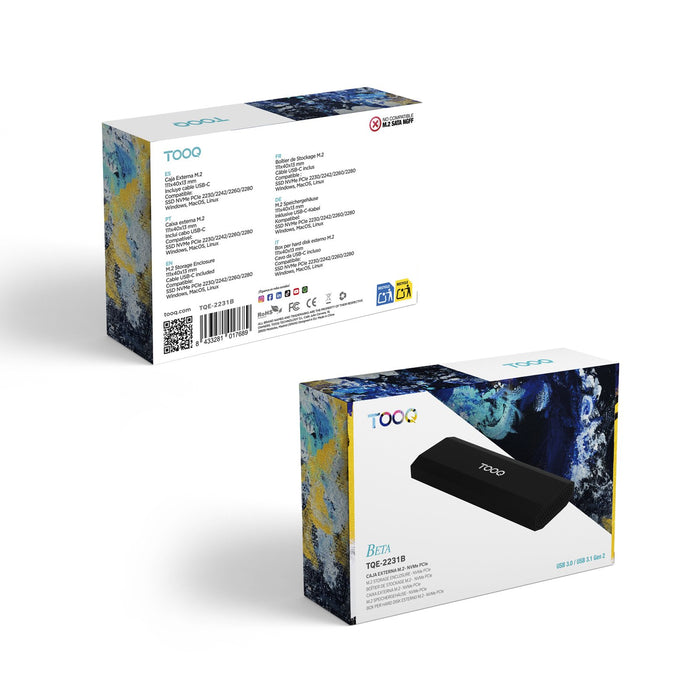 EAN 8433281017689 - TooQ TQE-2231B base de conexión para disco duro imagen 9