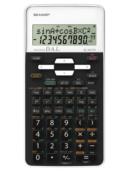 EAN 4974019917092 - Sharp EL531TH calculadora Bolsillo Calculadora científica Negro, Blanco imagen 1