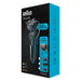 EAN 4210201241874 - Braun Series 5 50-M4500cs Máquina de afeitar de láminas Recortadora Negro, Azul imagen 4