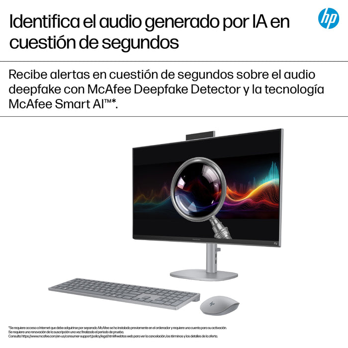 EAN 199896764919 - HP OmniStudio X All-in-One Desktop Next Gen AI 27-cs1005ns PC Copilot+ PC Intel Core Ultra 5 226V 68,6 cm  imagen 9