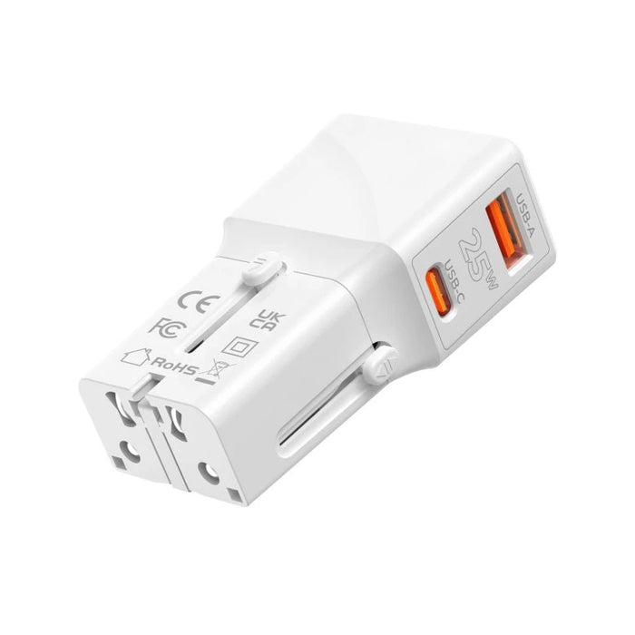 EAN 8594215991700 - Mobile Origin TAD25-2P-WHT cargador de dispositivo móvil Universal Blanco Corriente alterna, USB Carga rá imagen 2