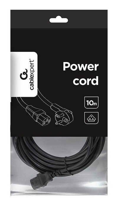 EAN 8716309026758 - Gembird PC-186-VDE-10M cable de transmisión Negro CEE7/4 C14 acoplador imagen 3