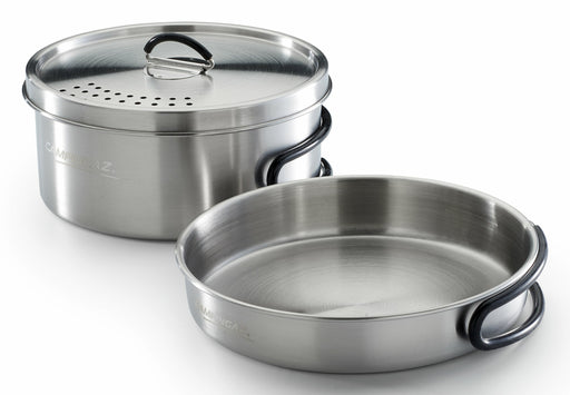 EAN 3138522131999 - Campingaz Topf-Set Trekking Kit 3-teilig edelstahl 1 Topf+ 1 Deckel+ 1 vajilla para camping Acero inoxida imagen 1