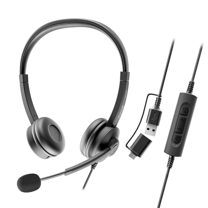 EAN 5901986764274 - Axtel AXH-FLOWUCDC auricular y casco Auriculares Alámbrico Diadema Oficina/Centro de llamadas USB Type-C  imagen 3