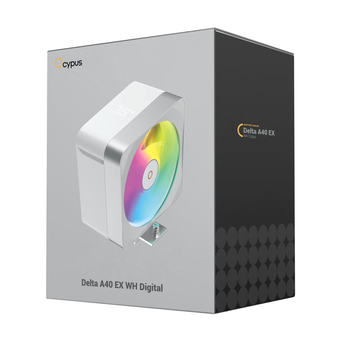 EAN 6977414881829 - Ocypus Delta A40 EX Digital Procesador Refrigerador de aire 12 cm Blanco 1 pieza(s) imagen 8